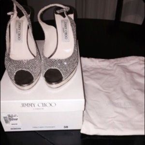 Jimmy choose sling back heels size 7
